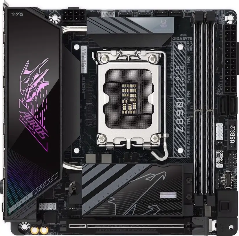 Montaje Placa Base GIGABYTE Z890I AORUS ULTRA Gaming PC Torrelaguna Montaje Placa Base GIGABYTE Z890I AORUS ULTRA Gaming PC Torrelaguna